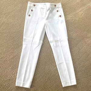 NEW! LOFT Skinny White Sailor Pants